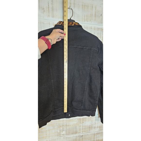 HVMAN MENS MK1‎ DENIM JACKET STRIPE IN BLACK Retail $261 - Picture 9 of 15